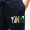 Flerfärgad joggingbyxa med Tommy-logotyp