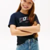 Flerfärgad T-shirt med Hilfiger-logotyp för barn Flerfärgad T-shirt med Hilfiger-logotyp för barn