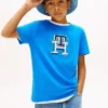 Flerfärgad T-shirt med monogram för barn