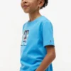Flerfärgad T-shirt med monogram för barn Flerfärgad T-shirt med monogram för barn