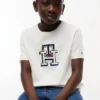 Flerfärgad T-shirt med monogram för barn