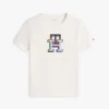 Flerfärgad T-shirt med monogram för barn