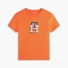 Flerfärgad T-shirt med monogram för barn Flerfärgad T-shirt med monogram för barn