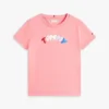 Flerfärgad T-shirt med pufflogotyp för barn