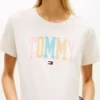 Flerfärgad T-shirt med Tommy-logotyp Flerfärgad T-shirt med Tommy-logotyp