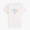 Flerfärgad T-shirt med Tommy-logotyp Flerfärgad T-shirt med Tommy-logotyp