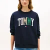 Flerfärgad Varsity-tröja med Tommy-logotyp