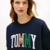 Flerfärgad Varsity-tröja med Tommy-logotyp