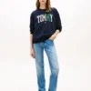 Flerfärgad Varsity-tröja med Tommy-logotyp