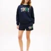 Flerfärgade Varsity Tommy Logo-sweatshorts Flerfärgade Varsity Tommy Logo-sweatshorts