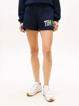 Flerfärgade Varsity Tommy Logo-sweatshorts