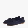 Flexibla pennyloafers i mocka
