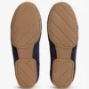 Flexibla pennyloafers i mocka