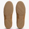 Flexibla pennyloafers i mocka