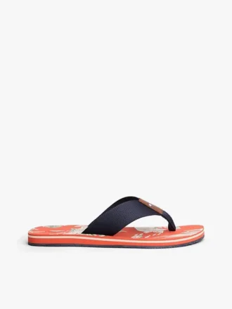 Flip-flops med blommönster