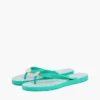 Flip-flops med metallbeslag och monogramtryck Flip-flops med metallbeslag och monogramtryck