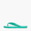 Flip-flops med metallbeslag och monogramtryck Flip-flops med metallbeslag och monogramtryck