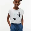 Flip Sequin Floral Logo T-shirt för barn