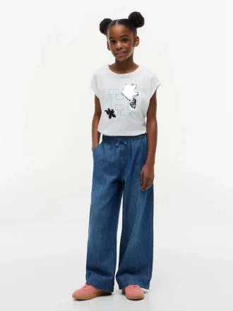 Flip Sequin Floral Logo T-shirt för barn Flip Sequin Floral Logo T-shirt för barn
