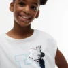 Flip Sequin Floral Logo T-shirt för barn