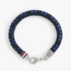 Flätat läderarmband Flätat läderarmband