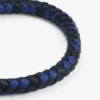 Flätat läderarmband Flätat läderarmband