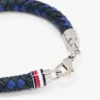 Flätat läderarmband Flätat läderarmband