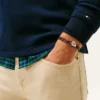 Flätat läderarmband Flätat läderarmband