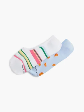 Fruit & Stripe No-Show-strumpor, 2-pack Fruit & Stripe No-Show-strumpor, 2-pack