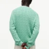 Garment-Dyed Cable Knit Sweater Garment-Dyed Cable Knit Sweater