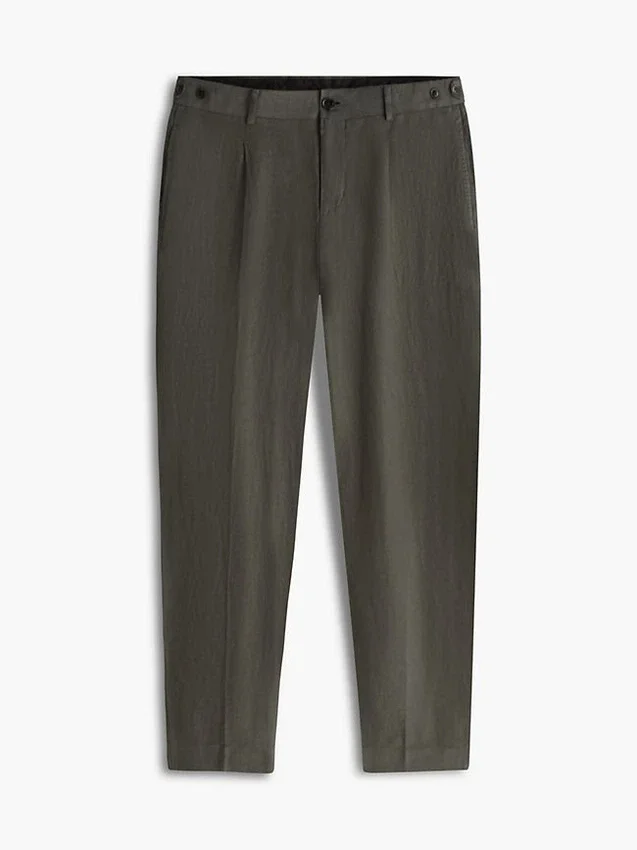 Garment-Dyed Linen Tapered Byxor Garment-Dyed Linen Tapered Byxor