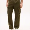Garment-Dyed Straight Cargo Byxor