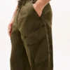 Garment-Dyed Straight Cargo Byxor