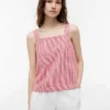 Gingham-linneblandad linne Gingham-linneblandad linne