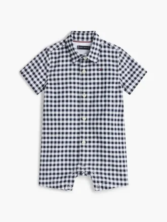 Gingham-overall för babyer