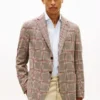 Glen Plaid-blazer i ullblandning