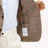 Glen Plaid-blazer i ullblandning