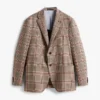 Glen Plaid-blazer i ullblandning