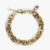 Guldpläterat armband med marinkedja Guldpläterat armband med marinkedja