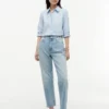 Högmidjade, avsmalnande Jeans Högmidjade, avsmalnande Jeans