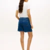 Högmidjade jeansshorts med bälte Högmidjade jeansshorts med bälte