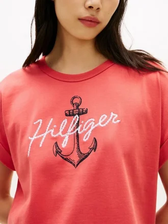 Hilfiger Anchor Logo Dolman T-shirt