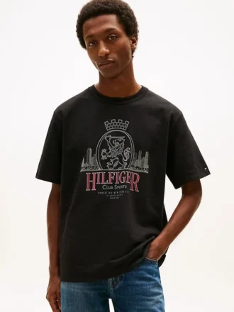Hilfiger Crest Graphic Slub T-shirt