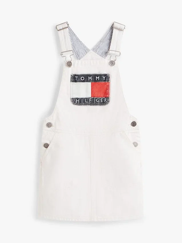 Hilfiger Denim-klänning med hängslen för barn Hilfiger Denim-klänning med hängslen för barn