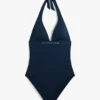 Hilfiger Logo Halter-baddräkt