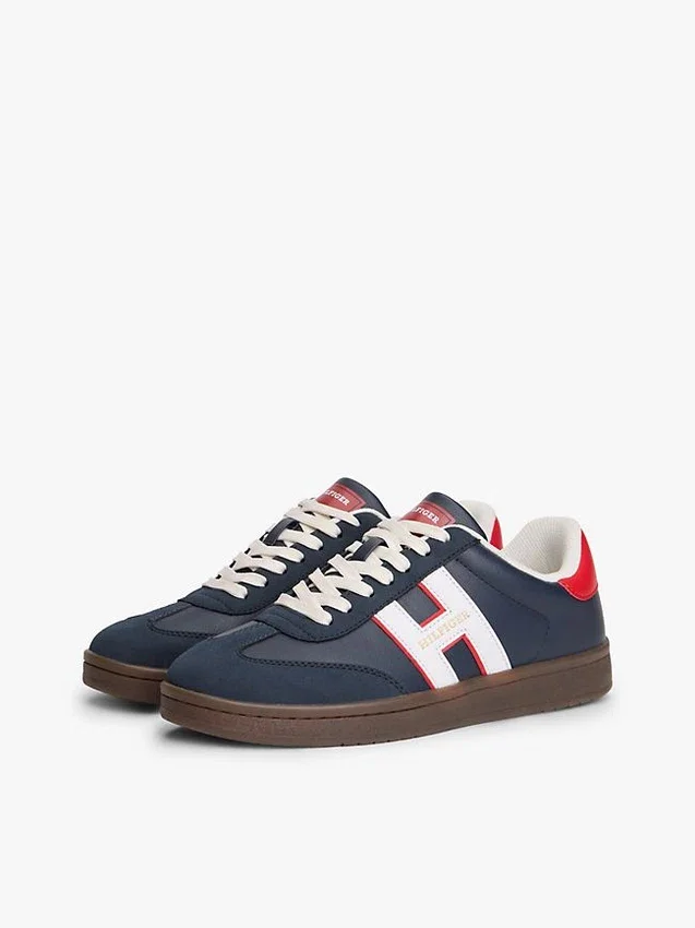 Hilfiger Logo Mix Media Skater Sneaker Hilfiger Logo Mix Media Skater Sneaker