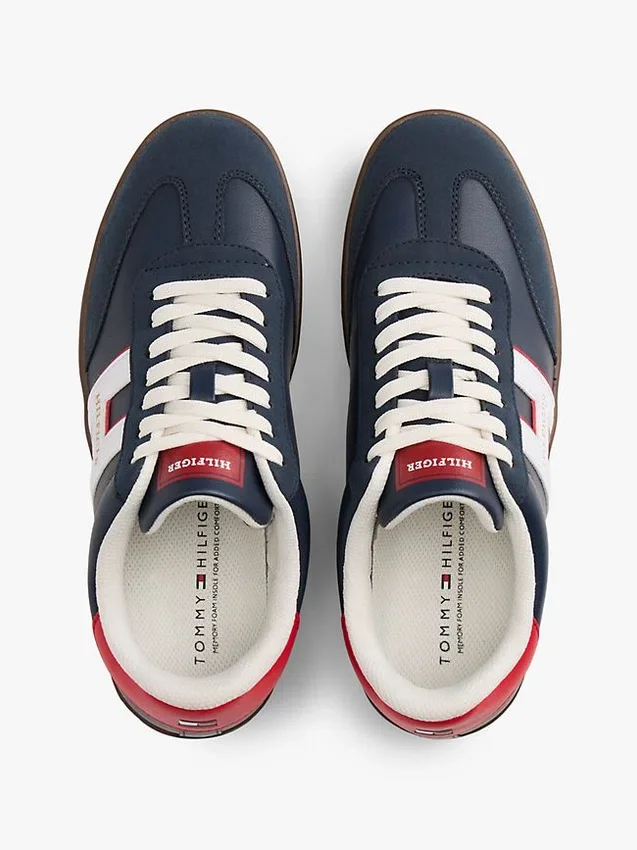 Hilfiger Logo Mix Media Skater Sneaker Hilfiger Logo Mix Media Skater Sneaker