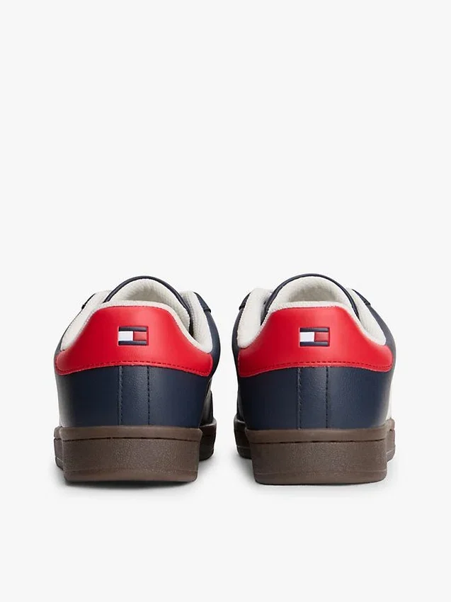 Hilfiger Logo Mix Media Skater Sneaker Hilfiger Logo Mix Media Skater Sneaker