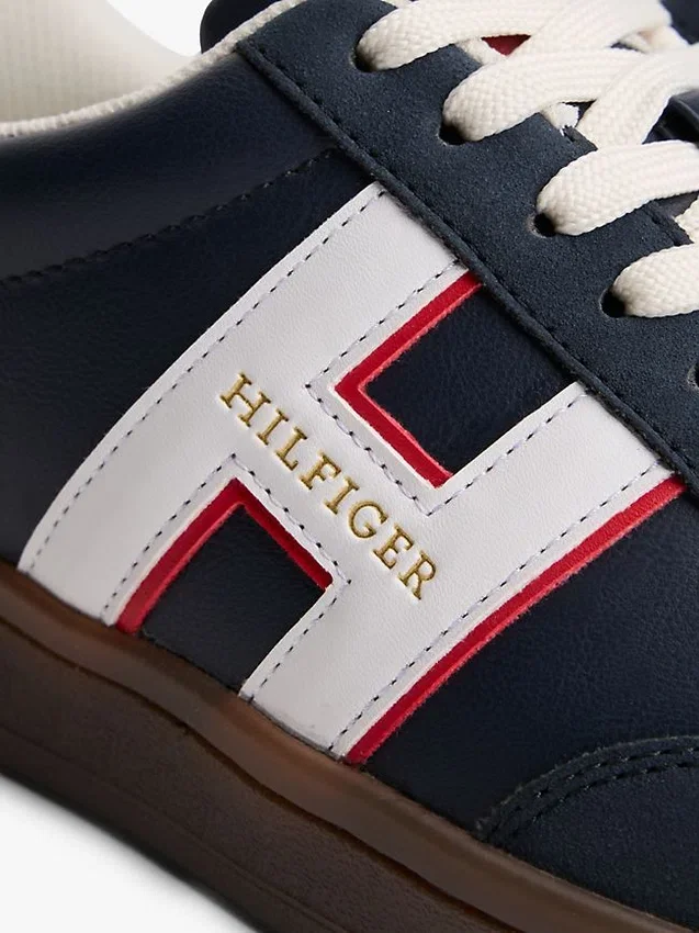 Hilfiger Logo Mix Media Skater Sneaker Hilfiger Logo Mix Media Skater Sneaker
