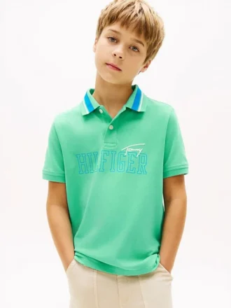 Hilfiger-polo i stretch för barn